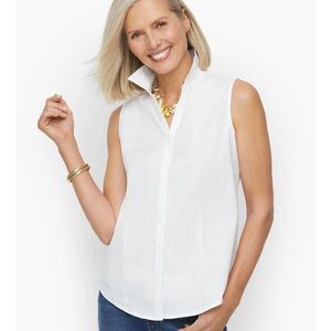 NWT Talbots non iron sleeveless shirt